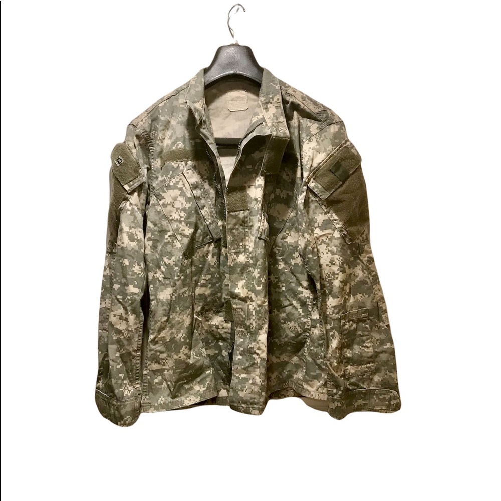 Vintage Military Bomber Camouflage Authentic Genuine Unisex Jacket Size S